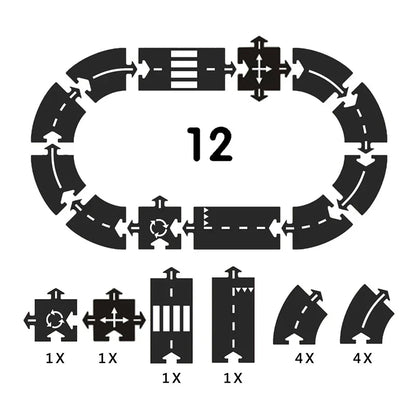 Speedway Racing Track Set