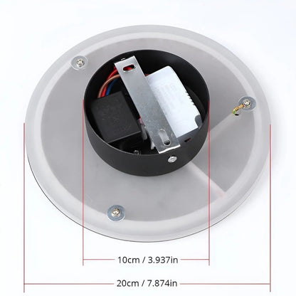 Modern LED Wall Light with Glass and Sensor Switch