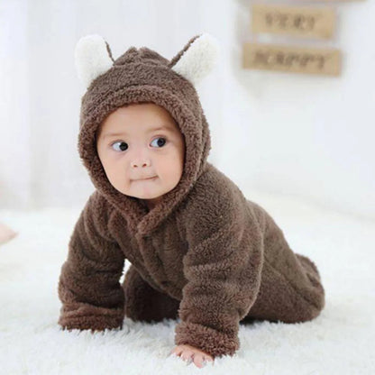 Adorable Infant Bear Romper Suit