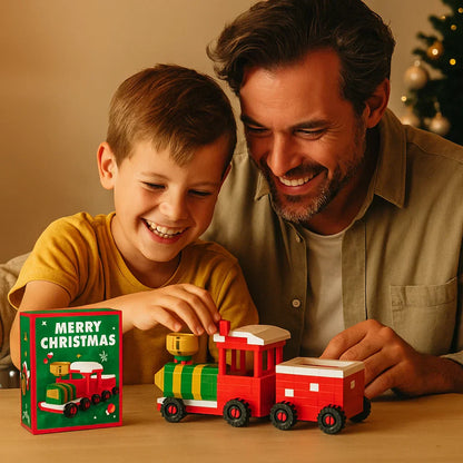 Colorful Christmas Figurine Building Blocks Set