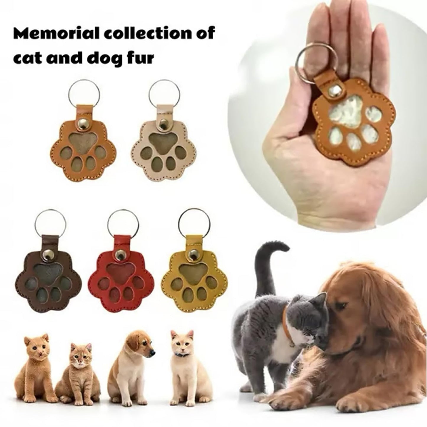 Pet Memorial Engraved Keychain