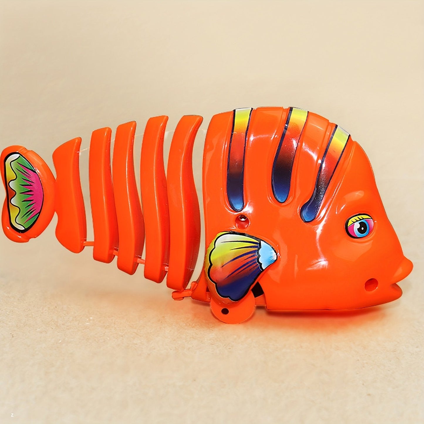 Colorful Winding Fish Shape Toy