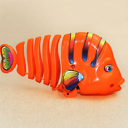 Colorful Winding Fish Shape Toy
