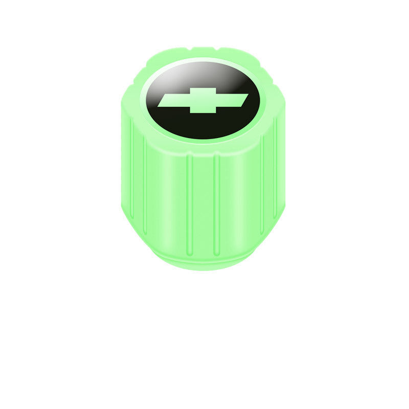 Bright Green LED Tire Valve Caps 20-Pack Universal Fit