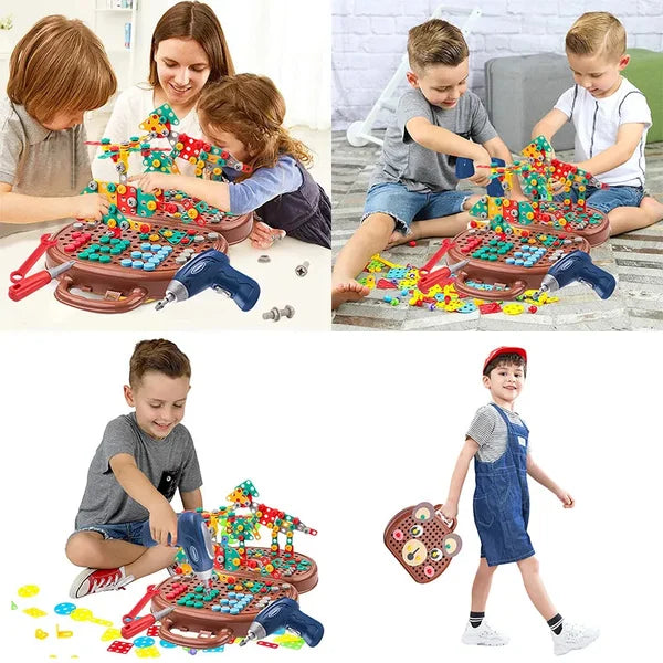 Colorful Kids Wooden Storage Toy Box