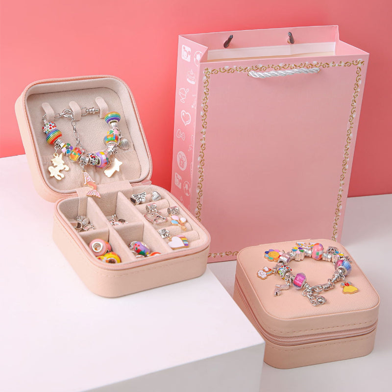 Colorful Kids Beaded Jewelry Set - Fesara