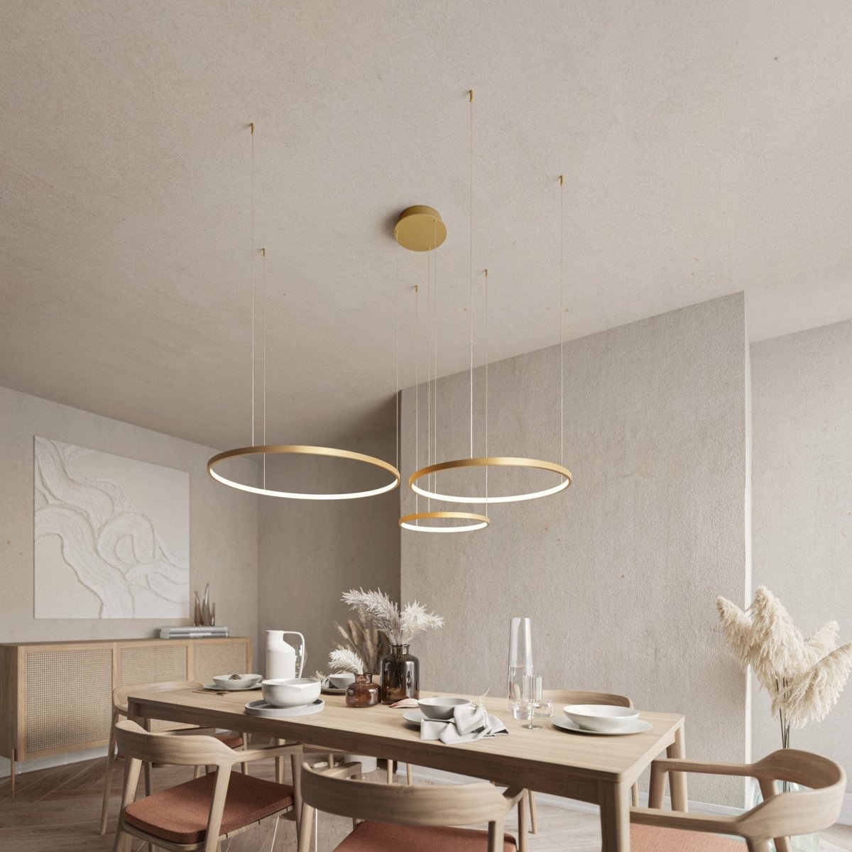 Bright LED Hanging Light with Remote Control