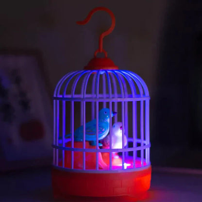 Fun Interactive Bird Cage with Lights and Sounds