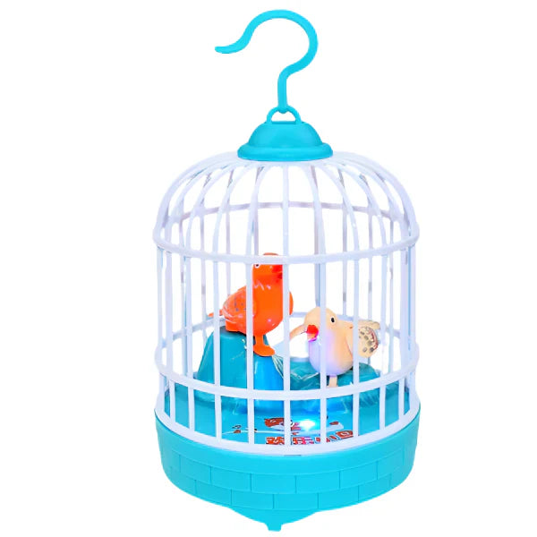 Fun Interactive Bird Cage with Lights and Sounds - Fesara