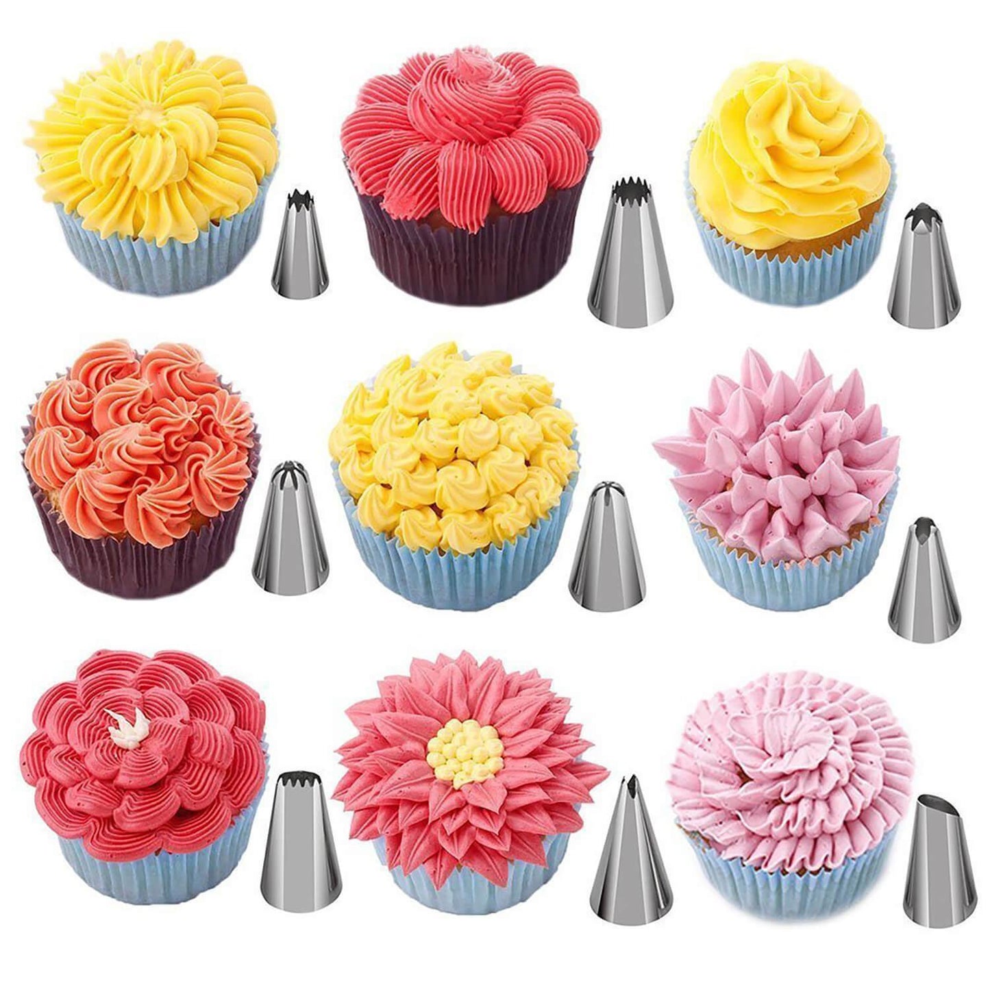 Deluxe Cake Decorating Tool Set (16pcs)
