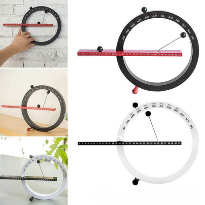 Magnetic Monthly Calendar with Erasable Writing Surface
