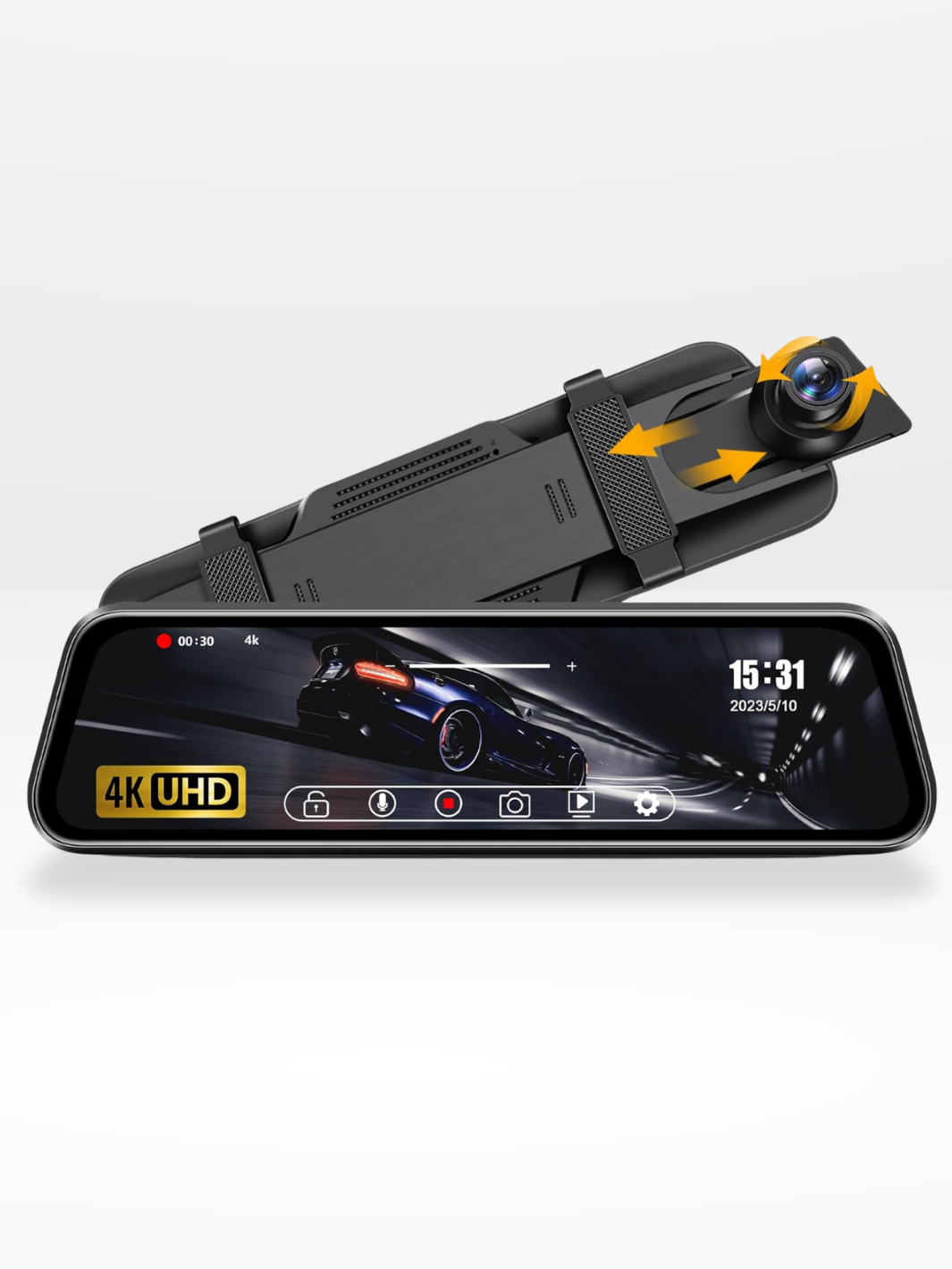 HD Dual Dash Camera 4K Front and Rear Recorder - Fesara