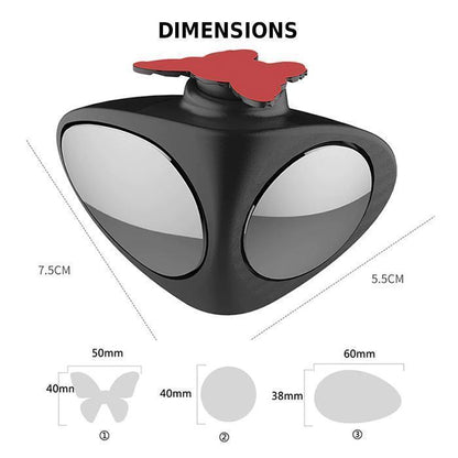 Wide Angle Blind Spot Car Mirror
