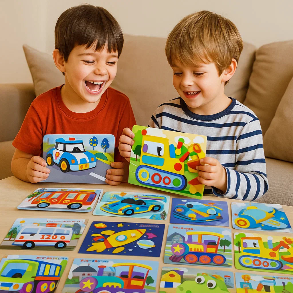 Fun DIY Sticker Art Kit for Children