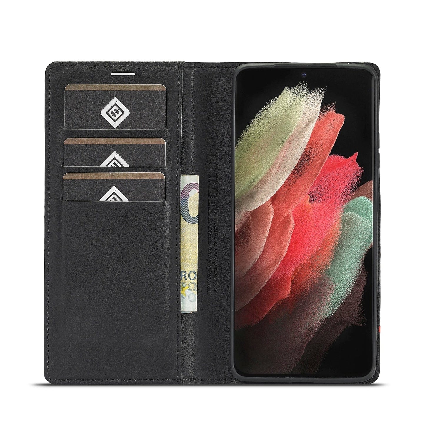 Premium Phone Case with Card Slot and Magnetic Closure