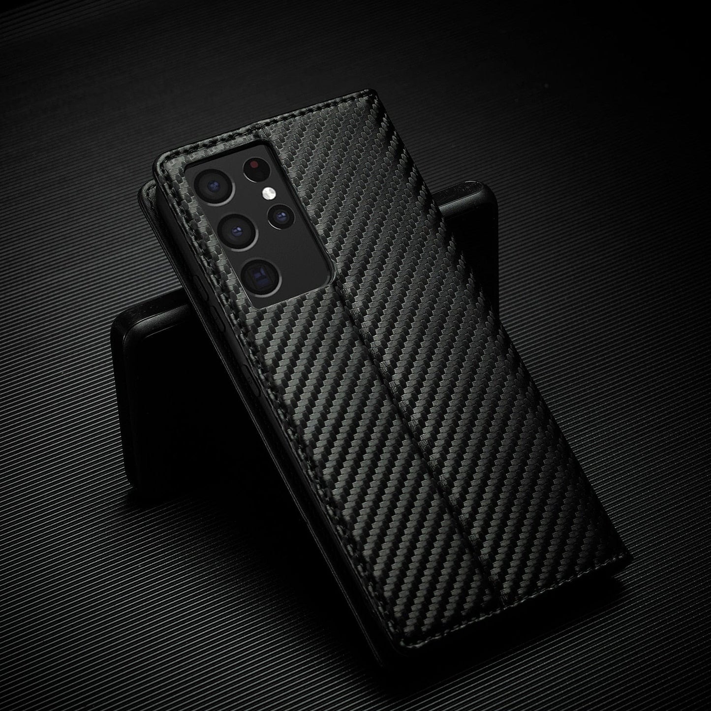 Premium Phone Case with Card Slot and Magnetic Closure