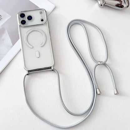 Detachable Phone Neck Strap with Clear Phone Case