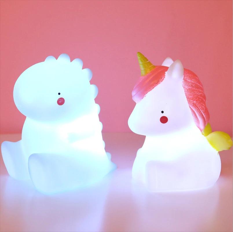 Colorful Unicorn Nursery Lamp