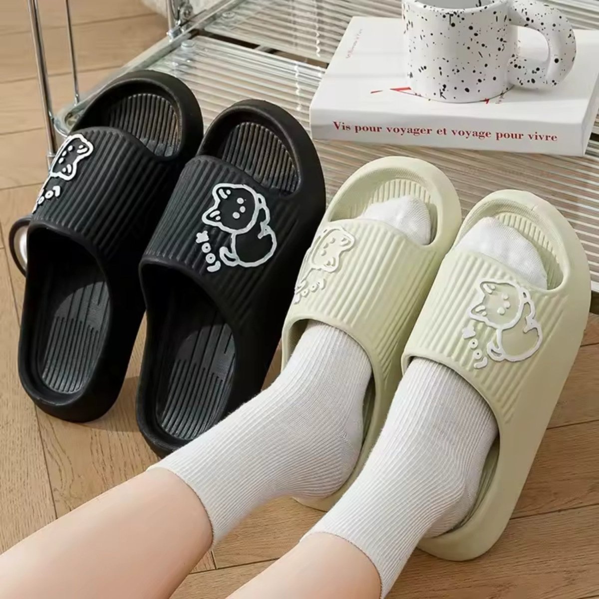 Cartoon Style EVA Slippers for Women - Slippers - Wild Eye Vision