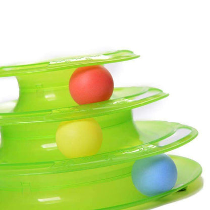 Interactive 3-Level Tower Cat Toy