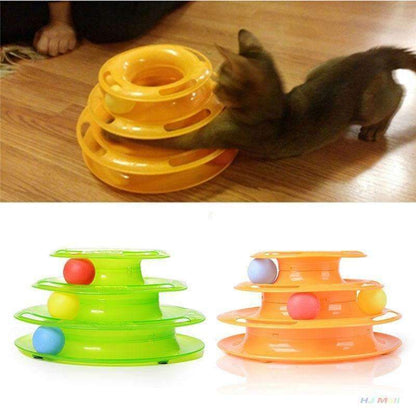 Interactive 3-Level Tower Cat Toy