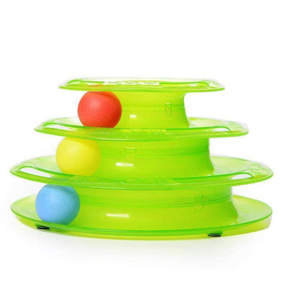 Interactive 3-Level Tower Cat Toy - Fesara