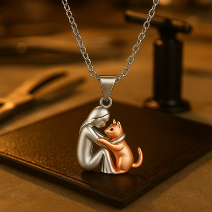 Beautiful Diamond Cut Pendant Necklace Luxury Jewelry