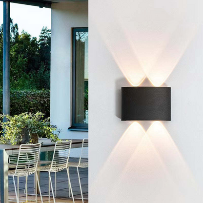 Contemporary Slim LED Double Wall Light