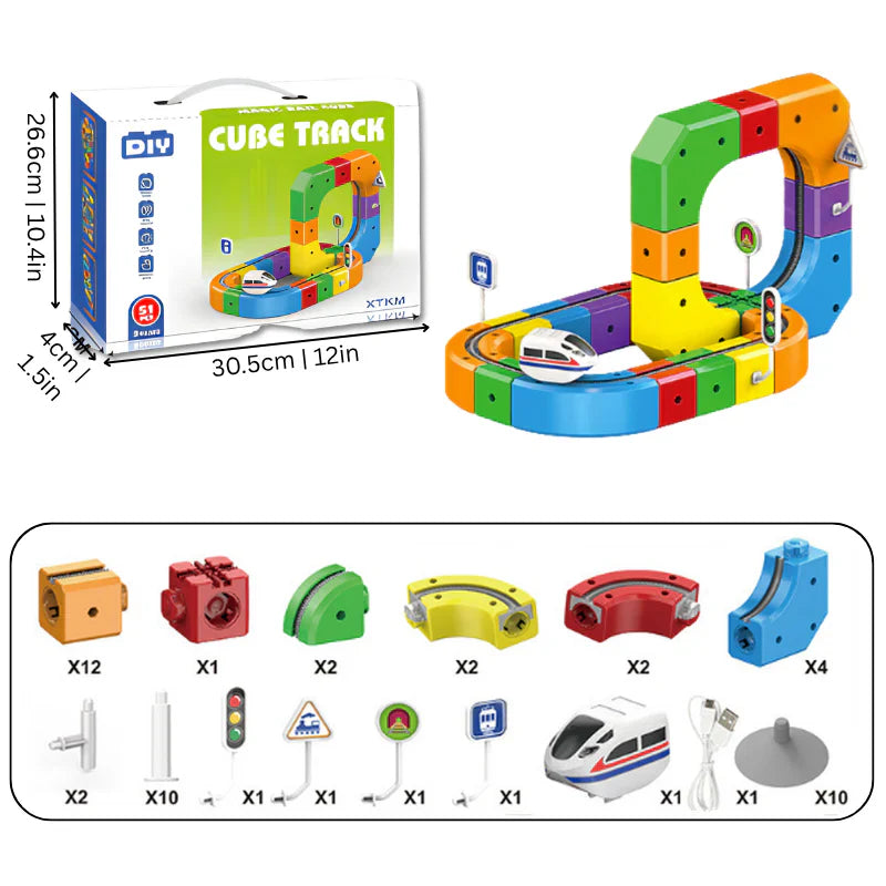 Fun Interactive Learning Track Toy