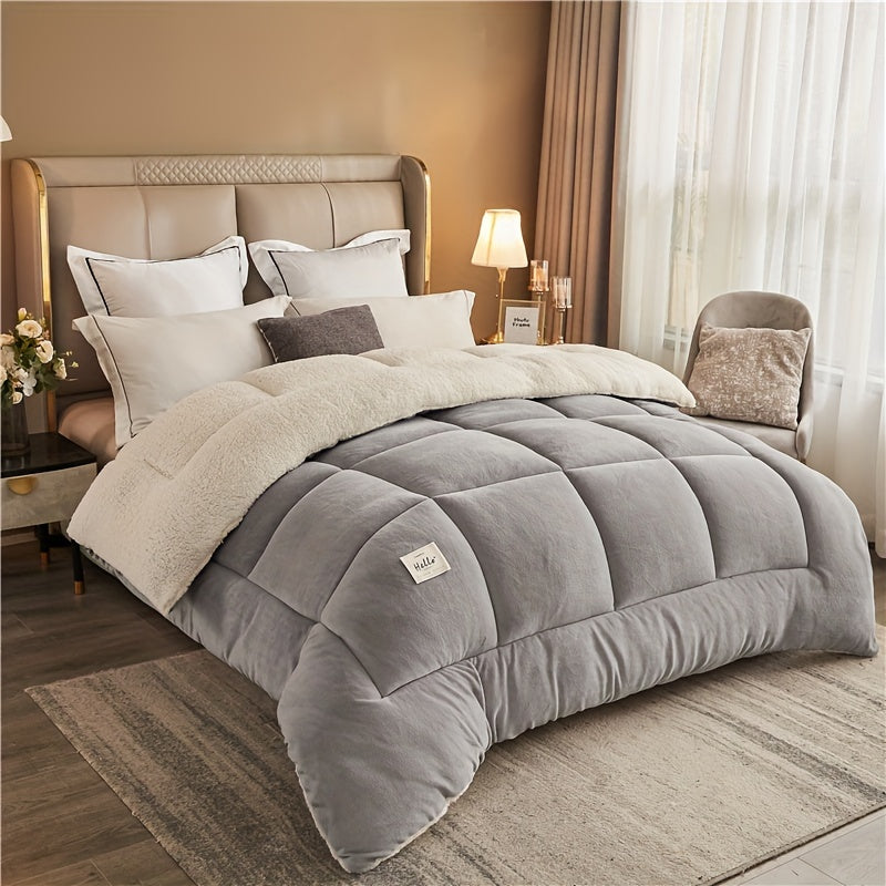 Plush Reversible Duvet for All Seasons Comfort