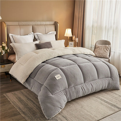 Plush Reversible Duvet for All Seasons Comfort