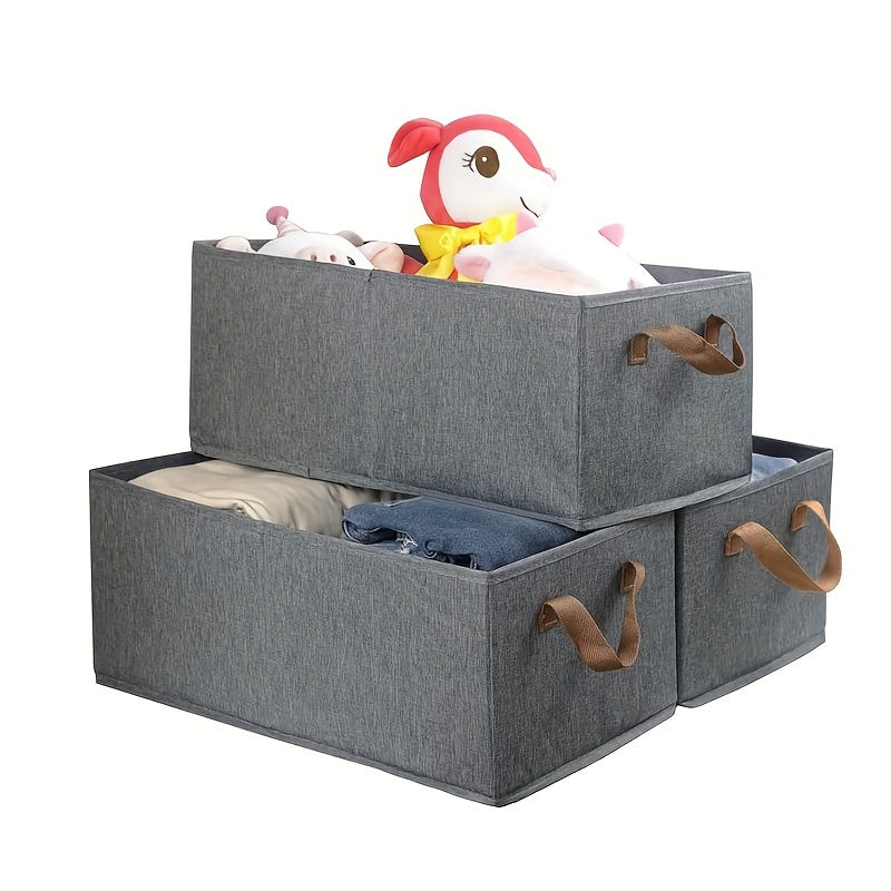 Stylish Collapsible Storage Bins Set of 3
