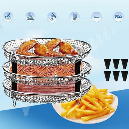 Space Saving 3 Tier Air Fryer Holder