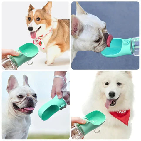 Compact Dog Travel Water Bottle - Spill Proof & Convenient
