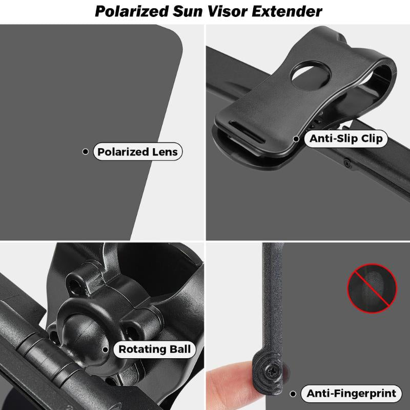 Premium Car Sun Shade With Polarized Glare Blocker