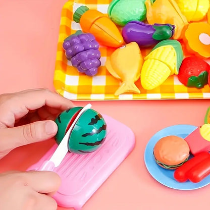 Fesara Kids' Kitchen Food Chopping Play Set