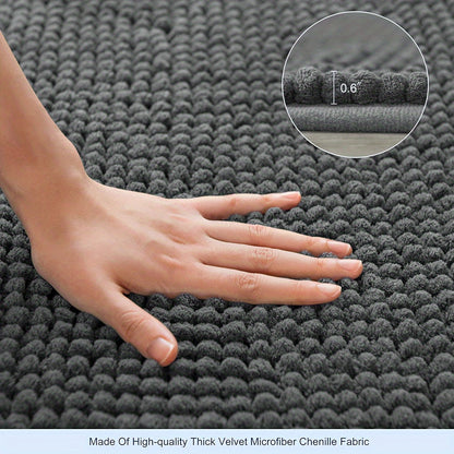 Comfortable L-Shaped Bathroom Mat