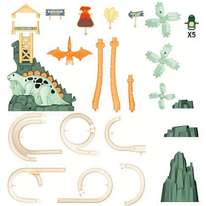 Fun Kids Dinosaur Double Loop Racing Track