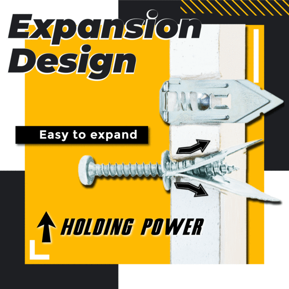 Heavy Duty Drywall Anchor Screw Set - Fesara