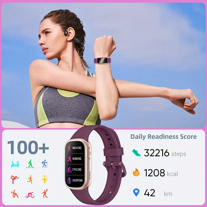 Waterproof Fitness Smartwatch - Long Lasting Sports Tracker