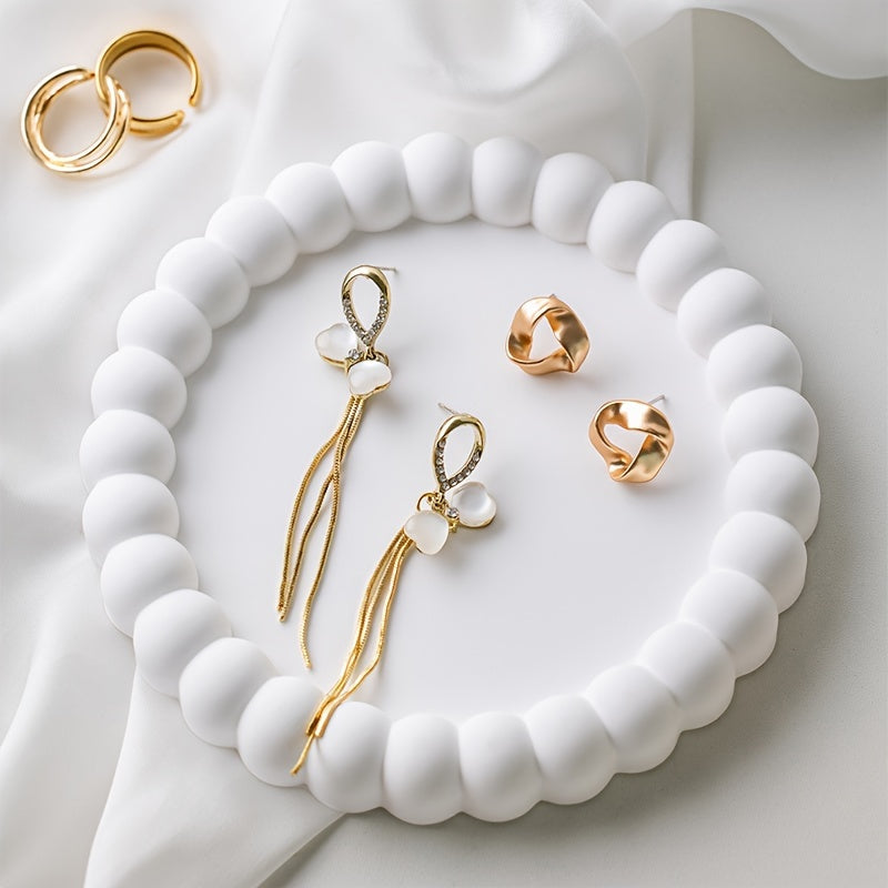Luxury Jewelry Tray - Elegant Ring Holder and Organizer
