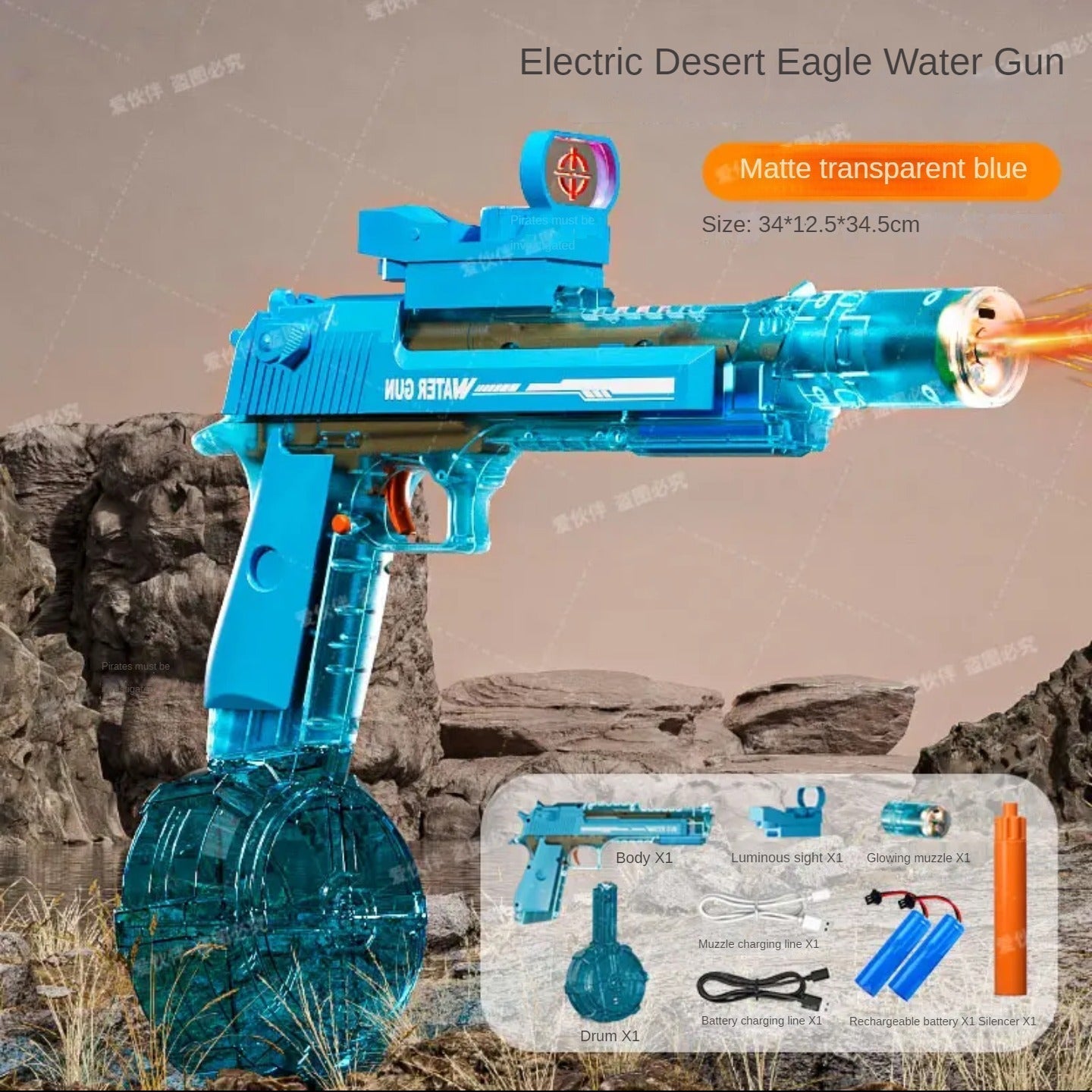 Powerful Electric Squirt Gun for Kids - Fesara