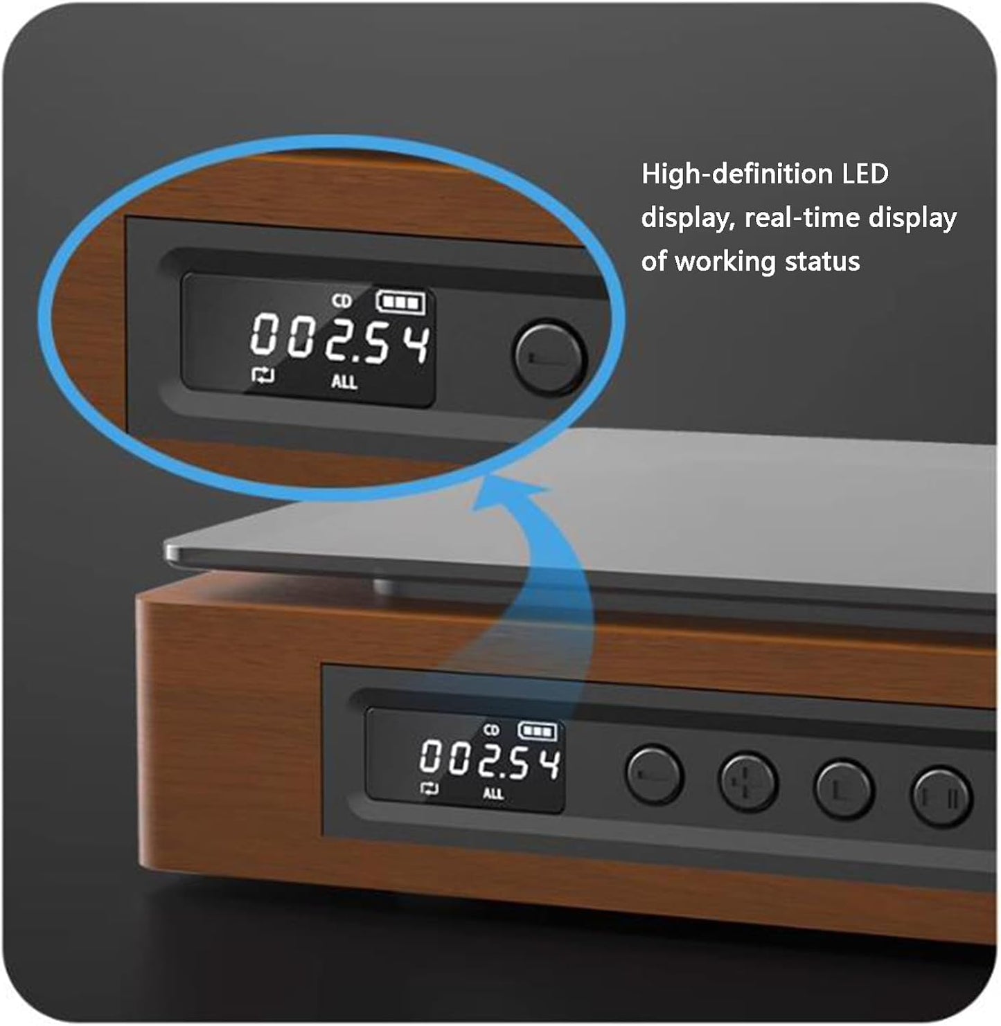 Classic CD Player with Bluetooth and USB Port