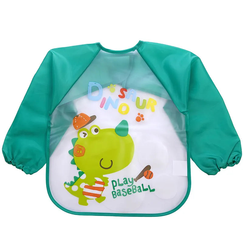 Kids Waterproof Aprons with Long Sleeves