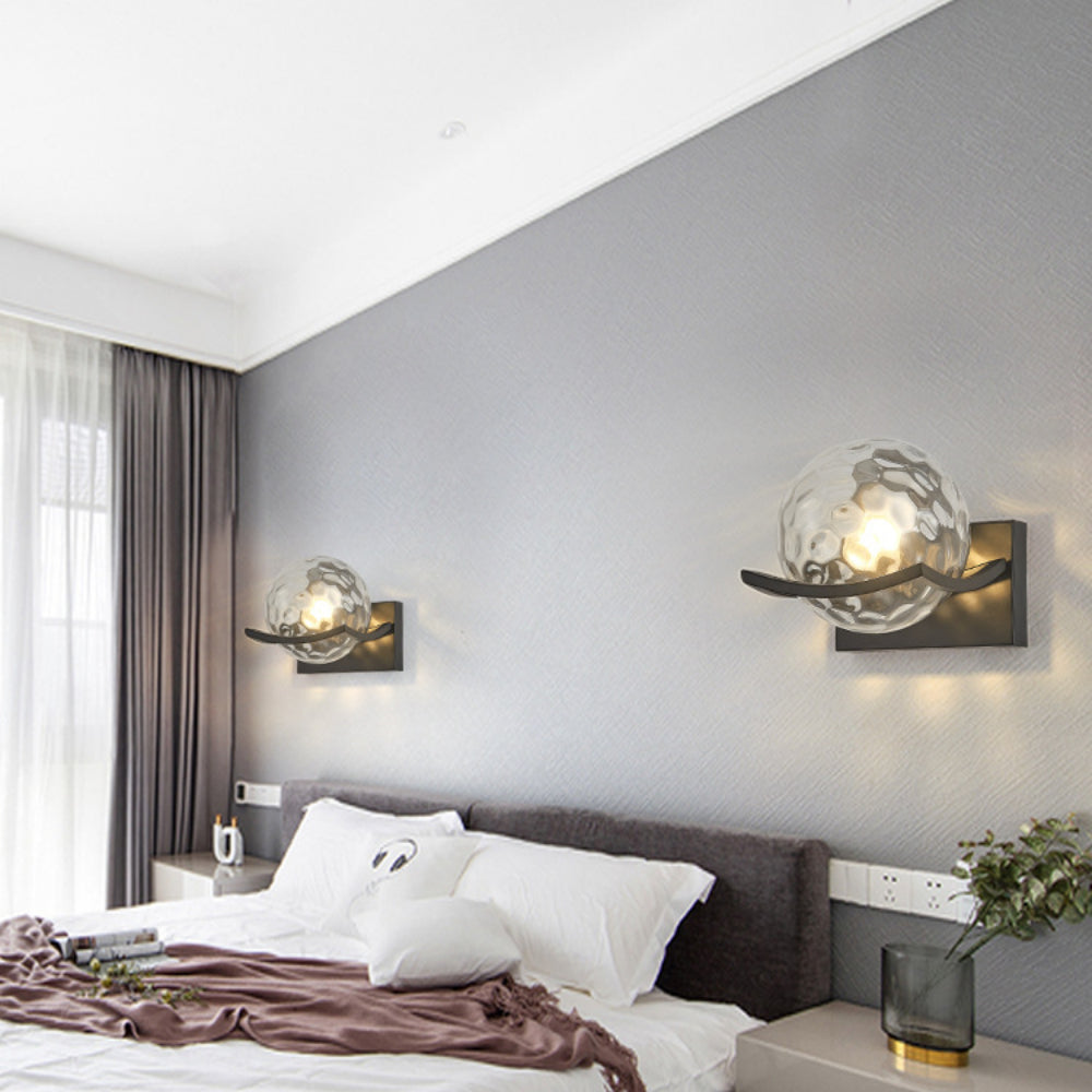 Contemporary LED Glass Light Fixture