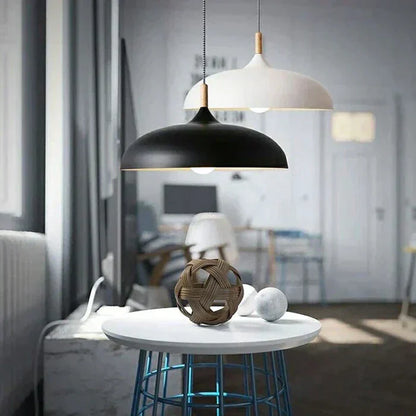 Natural Wood Modern Ceiling Lamp