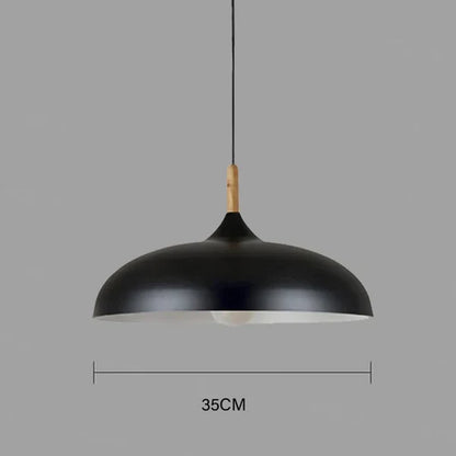 Natural Wood Modern Ceiling Lamp