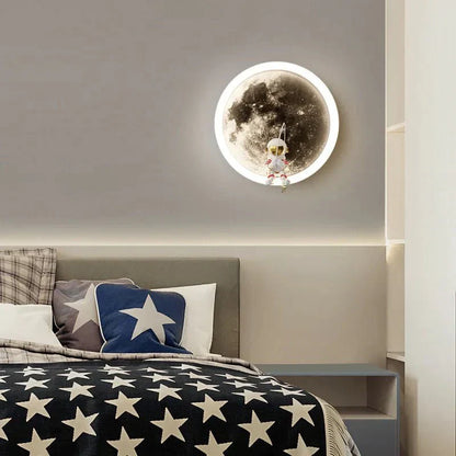 Glowing Moon Shape LED Light Fixture