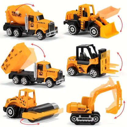 Fun Kids Construction Toy Truck Set with Building Blocks