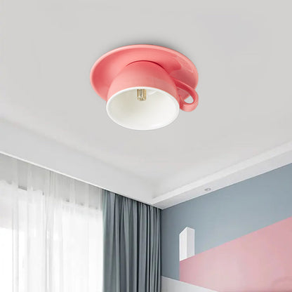 Stylish Ceramic Coffee Cup Pendant Light